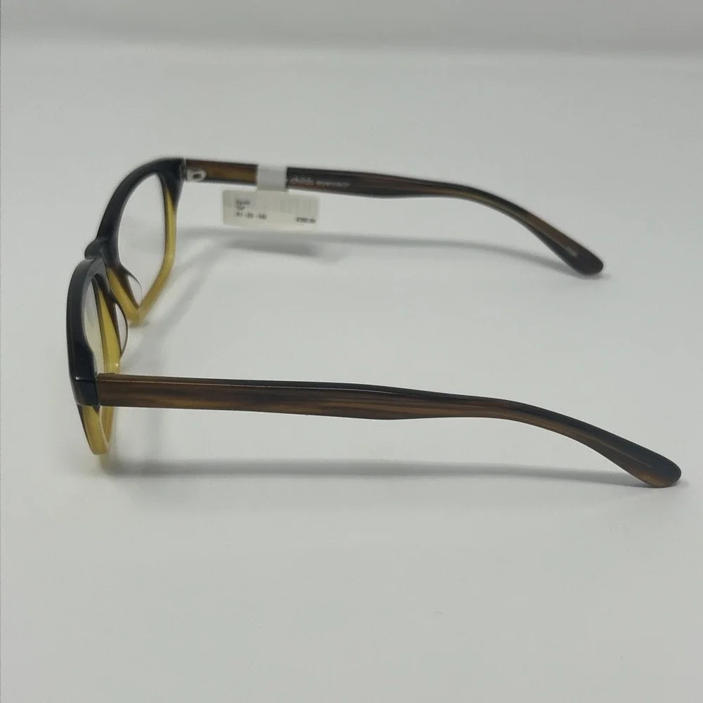 NWT Norman Childs SPIRIT Eyeglasses 51-20-140 TOF Unisex Adults Brown Frames